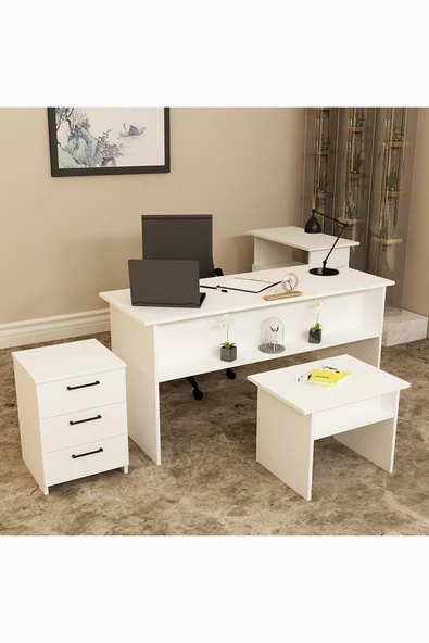 Kalender Dekor Merkür-1-2-3-4 Ofis Büro Masası Takımı ürün görseli 1