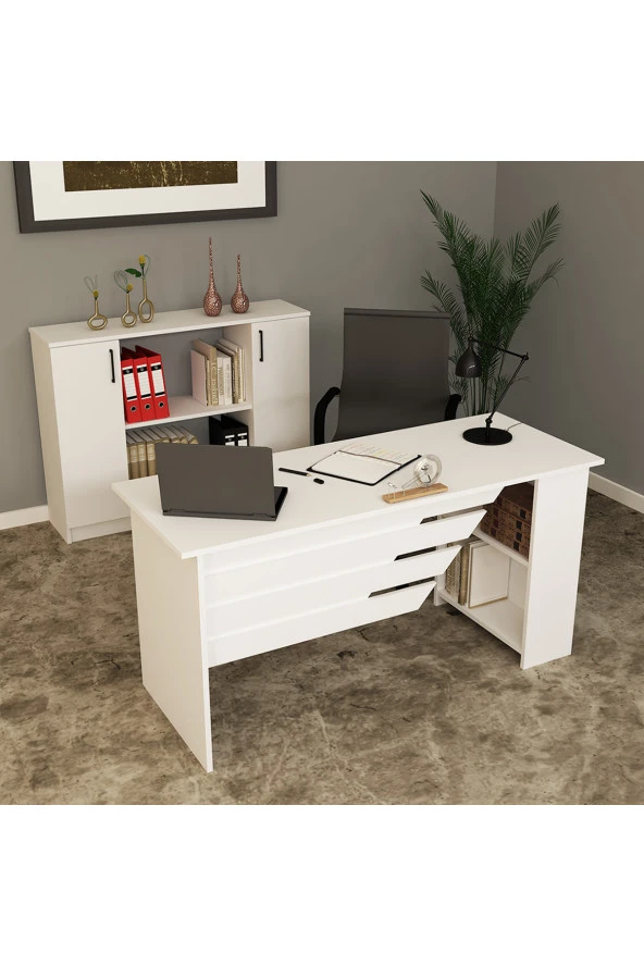 Kalender Dekor Steen-1-4 Ofis Büro Masası Takımı ürün görseli 1