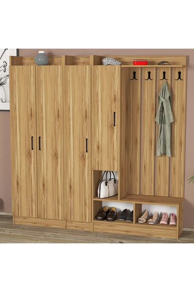 Kalender Dekor Lityum-1-2-3 Portmanto Vestiyer Ayakkabılık ürün görseli 1