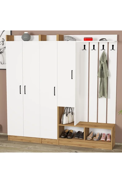 Kalender Dekor Lityum-1-2-3 Portmanto Vestiyer Ayakkabılık ürün görseli 1