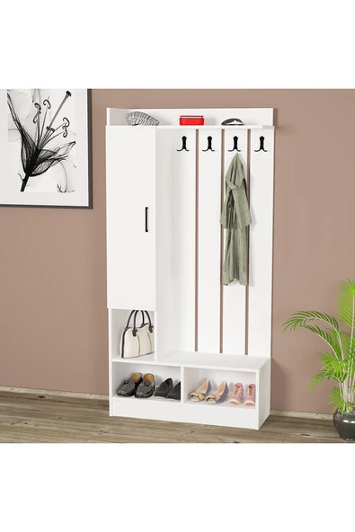 Kalender Dekor Lityum-1 Portmanto Vestiyer Ayakkabılık ürün görseli 1