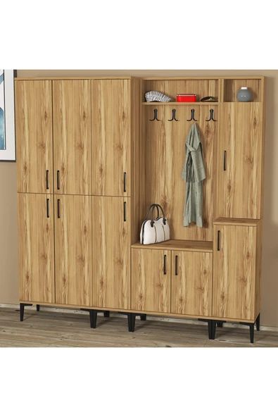 Kalender Dekor Rose-1-2-3-4 Portmanto Vestiyer Ayakkabılık ürün görseli 1