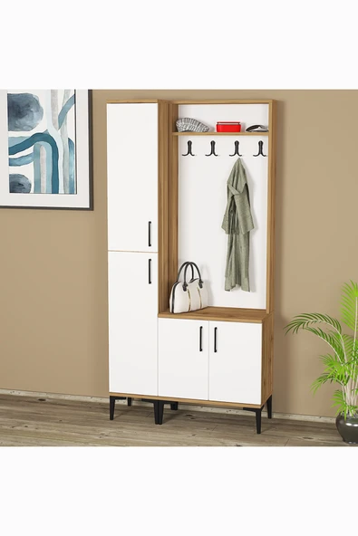 Kalender Dekor Rose-1-3 Portmanto Vestiyer Ayakkabılık ürün görseli 1