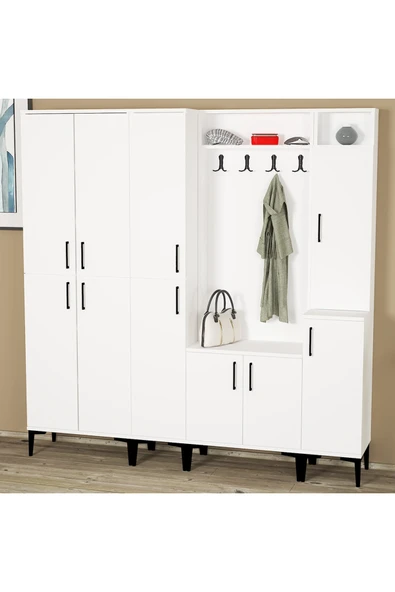 Kalender Dekor Rose-1-2-3-4 Portmanto Vestiyer Ayakkabılık ürün görseli 1