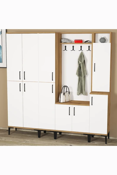 Kalender Dekor Rose-1-2-3-4 Portmanto Vestiyer Ayakkabılık ürün görseli 1