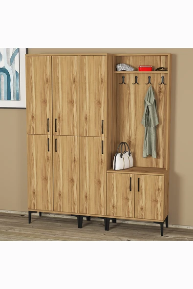 Kalender Dekor Rose-1-3-4 Portmanto Vestiyer Ayakkabılık ürün görseli 1