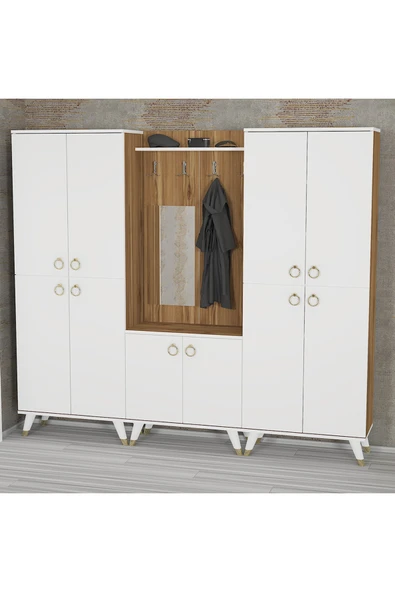 Kalender Dekor Sonia-5-4-4 Sn02 Ayakkabılık Vestiyer Portmanto ürün görseli 1
