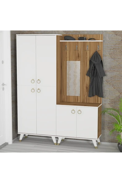 Kalender Dekor Sonia-5-4 Sn02 Ayakkabılık Vestiyer Portmanto ürün görseli 1