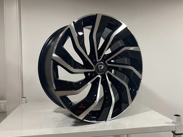 17 JANT 7.5 X 17 BK-5780 5X112 ET45 57.1 BLACK MACHINED XL ürün görseli 1