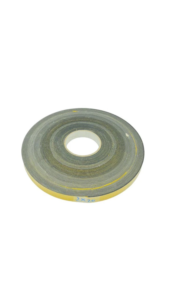 Contacall Yapışkan Bantlı Yalıtım Süngeri 2 mm Kalınlık 20 mm Genişlik 25 Metre Uzunluk Eva 2x20 ürün görseli 1