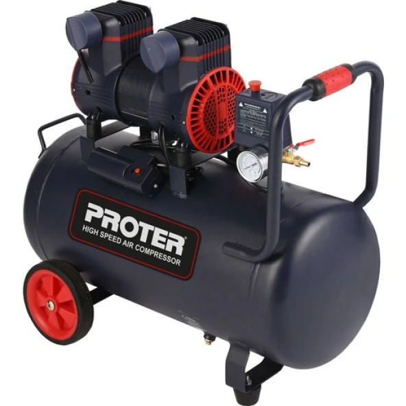 2 HP 50 LT  KOMPRESÖR SESSİZ YAĞSIZ  PROTER ürün görseli 1