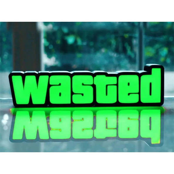 Gta Wasted Led Lamba Yeşil ürün görseli 1