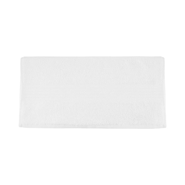 Karaca Home Back To Basic Beyaz Yüz Havlusu 50x90cm ürün görseli 1
