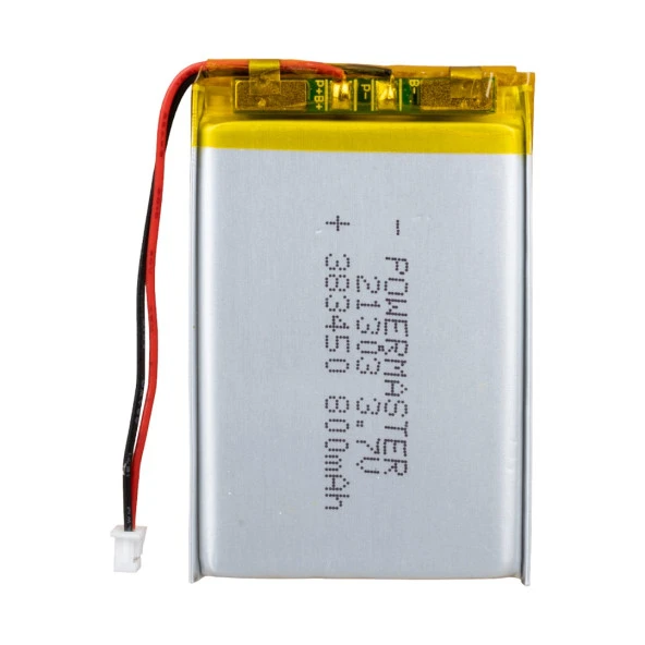 Powermaster 383450 3.7 Volt 800 Mah Lityum Polimer Pil ürün görseli 1