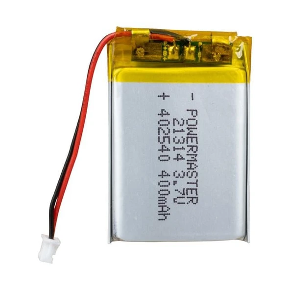 Powermaster PM-21314 3.7V 320Mah 402530 3.5Mm Soketli Lityum Polimer (Li-Po) Batarya Şarj Edilebilir Pil