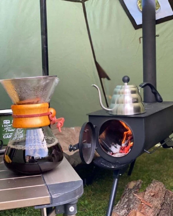 Campout Filtre Kahve Cam Set 400ml - Resim 8