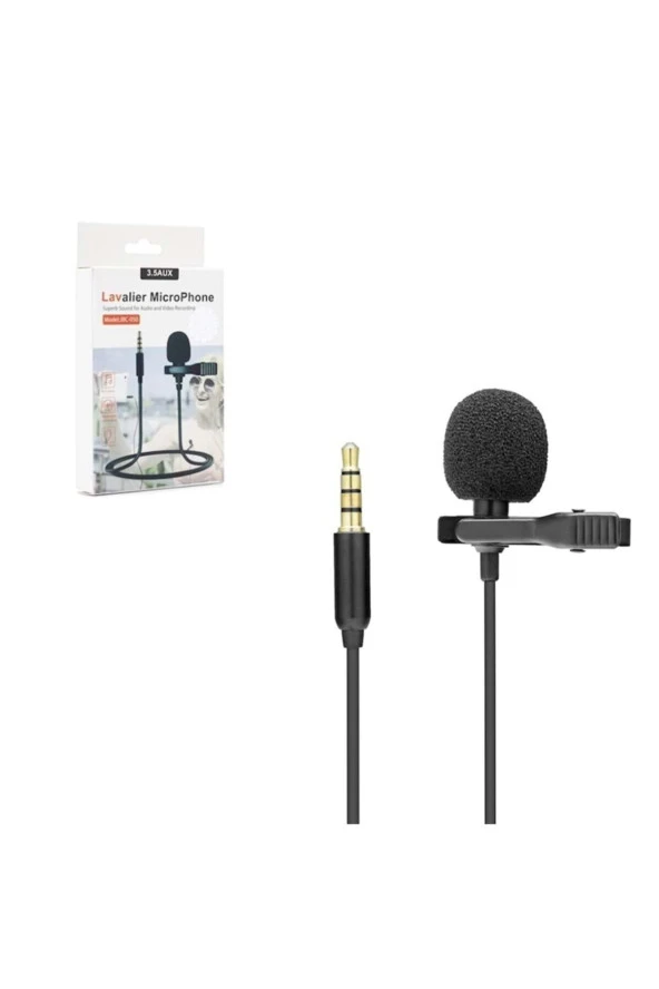 Mikrofon Yaka 3.5mm Aux Jack Hadron Hd-563 ürün görseli 1