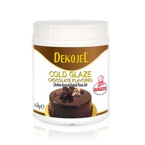 Ovalette Çikolata Aromalı Soğuk Pasta Jeli 1 kg (Pastaland) ürün görseli 1