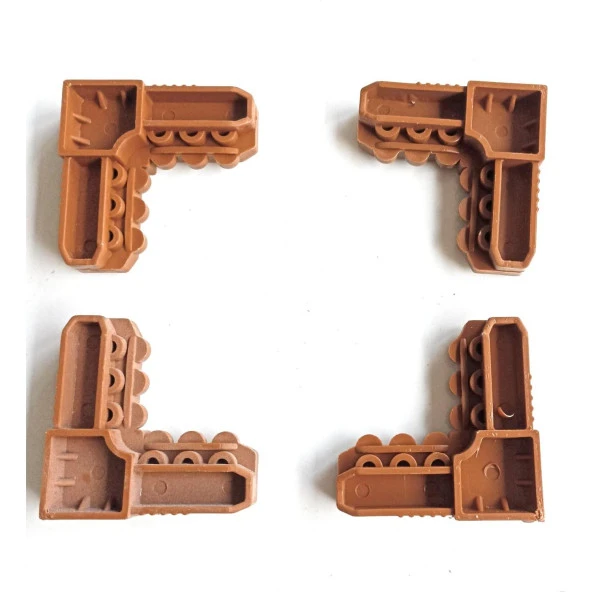 Mavitrend 17x25 mm Sineklik Köşe Takozu 10 Adet kahverengi Renkli ürün görseli 1
