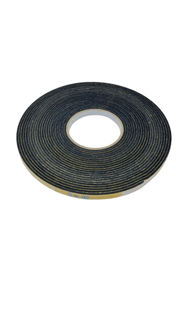 Contacall Endüstriyel EPDM (Kauçuk)  Çift Taraflı Yapışkan Bantlı Yalıtım Süngeri 3mmx10 mm 10 metre ürün görseli 1