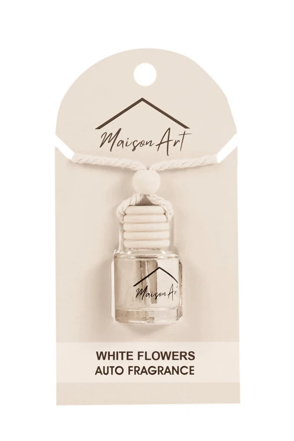 Araç Kokusu | White Flowers 8Ml Oto Parfümü | Kalıcı Araç İçi Kokusu ürün görseli 1