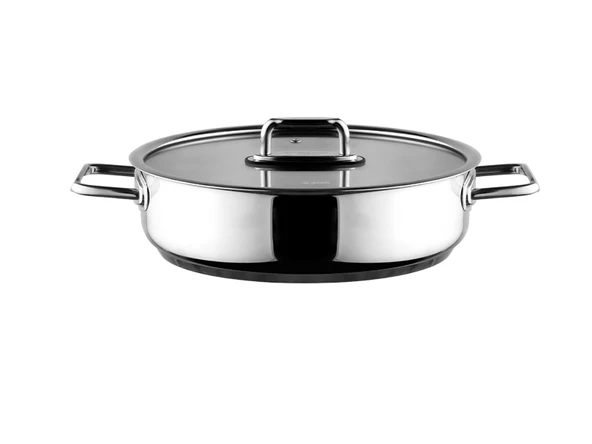 Aryıldız Colombus Metal Kulp Cam Kapak Basık Tencere - 28 Cm ürün görseli 1
