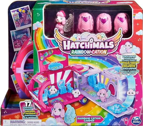 Hatchimals Rainbow Karavan 6064457 - Resim 7