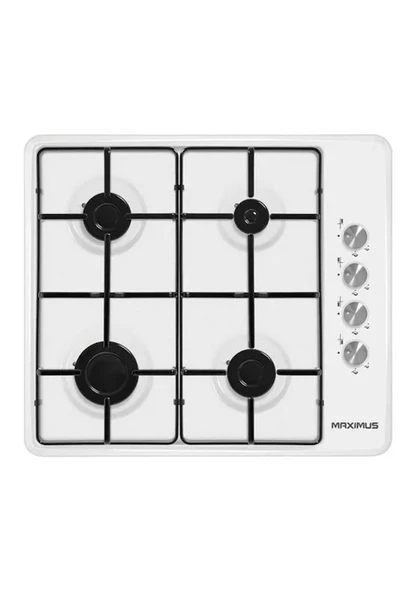 Minisan Maximus MX-SE 6401 LPG Uyumlu Set Üstü Ocak - Beyaz ürün görseli 1