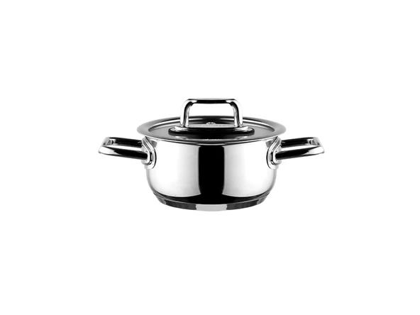 Aryıldız Colombus Metal Kulp Cam Kapak Derin Tencere - 14 Cm ürün görseli 1