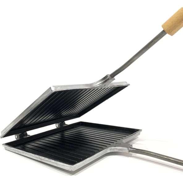 Taşhan T-0082 İçi Teflonlu Ocak Üstü El Tost Makinesi-23x17.5 cm ürün görseli 1