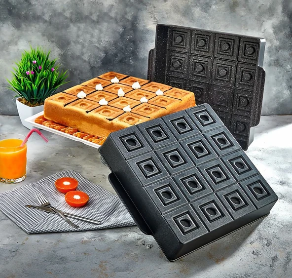 Kahramanlar Karen Black Titanyum Kek Kalıbı - 30x30 Cm ürün görseli 1