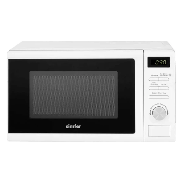 Simfer SK 4602 700W 20 Litre Dijital Mikrodalga Fırın Beyaz ürün görseli 1