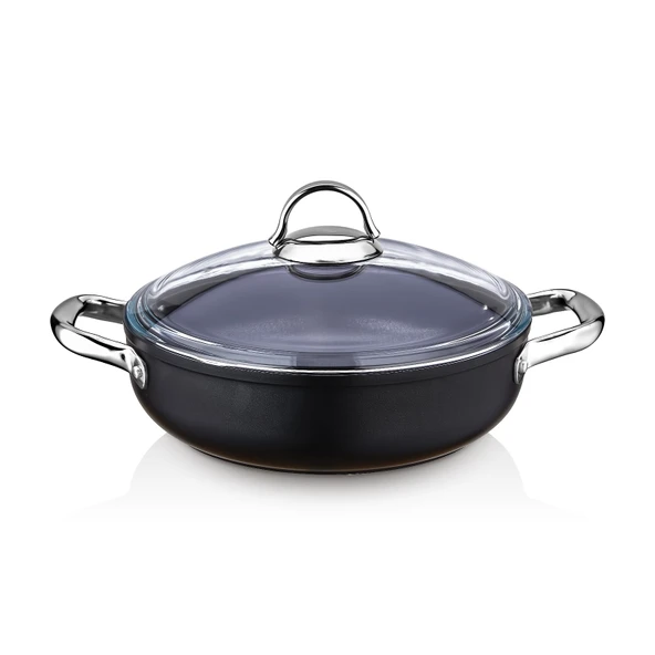 Saflon SF8630TT Titanium 30 cm Basık Tencere 5.25 Litre ürün görseli 1