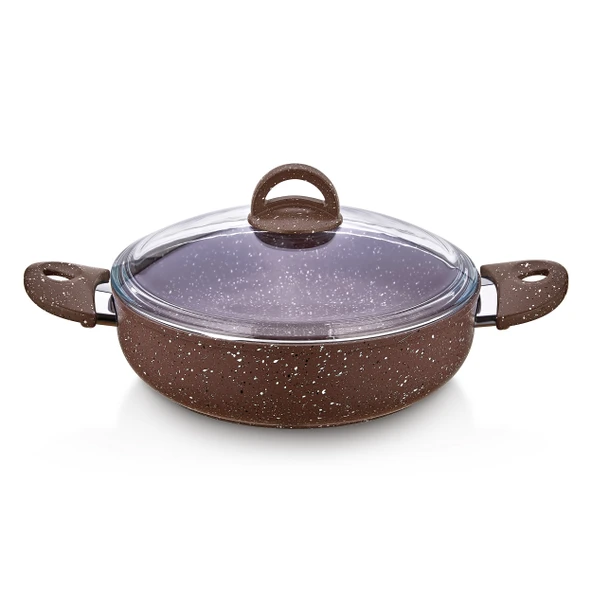Saflon SF8632GR Granit Line 32 cm Basık Tencere 6.50 Litre ürün görseli 1