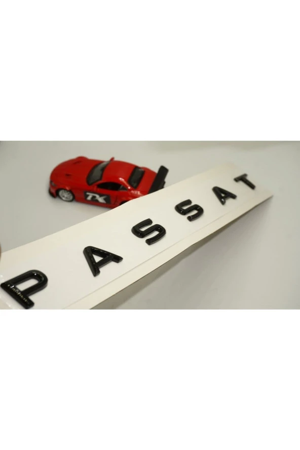 Volkswagen Passat  Uyumlu  Yeni Nesil Parlak Siyah Abs Orjinal Bagaj Yazı Logo ürün görseli 1