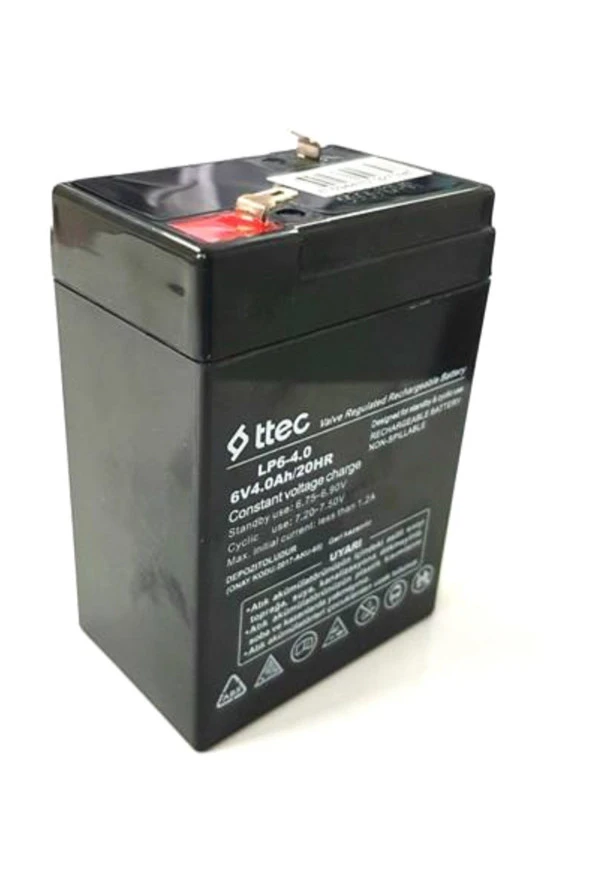Ttec 6V 4Ah Bakımsız Kuru Akü ürün görseli 1