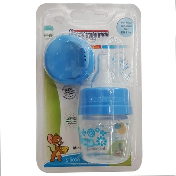 Barum Mini Biberon Set Mavi - Resim 4