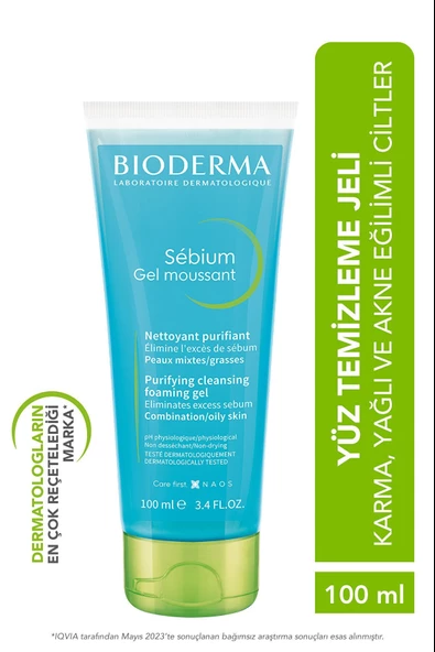 Bioderma Sebium Foaming Gel 100 ml ürün görseli 1