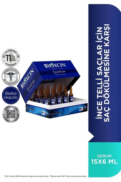 Bioxcin Quantum Bio Activ Serum 15 x 6 ml ürün görseli 1