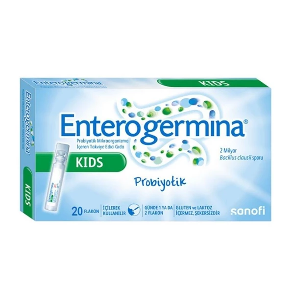 Enterogermina Kids 2-10 Yaş Probiyotik - 5 ml x 20 Flakon - ürün görseli 1