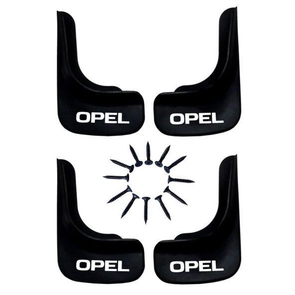 Opel Corsa C 2000-2006 Uyumlu 4 lü Ön-Arka Paçalık Tozluk Çamurluk OPL1UX008YD ürün görseli 1