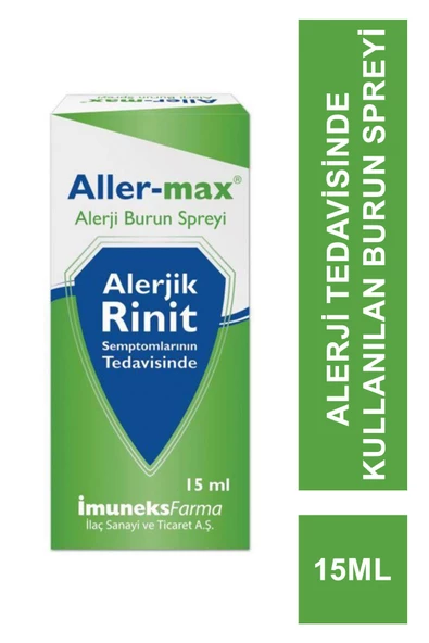 İmuneks Aller-Max Burun Spreyi 15 ml ürün görseli 1