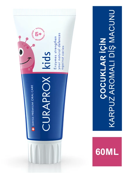 Curaprox Kids Karpuz Aromalı Diş Macunu 60 ml ürün görseli 1