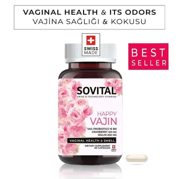 Sovital Happy Vajin 60 Kapsül ürün görseli 1