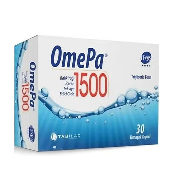 OmePa 1500 Balık Yağı İçeren Takviye Edici Gıda 30 Kapsül ürün görseli 1