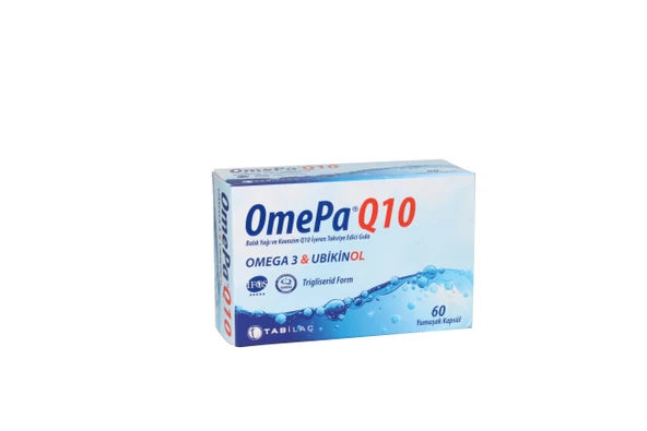 OmePa Q10 Omega3 & Ubikinol 60 Kapsül ürün görseli 1
