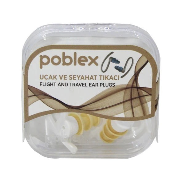 Poblex Uçak ve Seyahat Kulak Tıkacı ürün görseli 1
