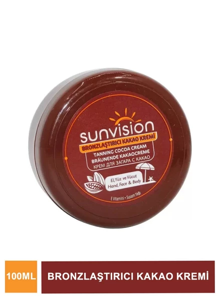 Sunvision Bronzlaştırıcı Kakao Kremi 100 ml ürün görseli 1