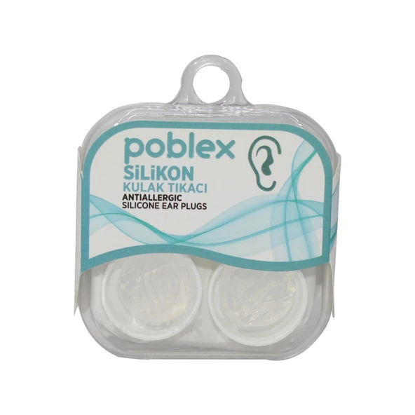 Poblex Silikon Kulak Tıkacı 4'lü ürün görseli 1