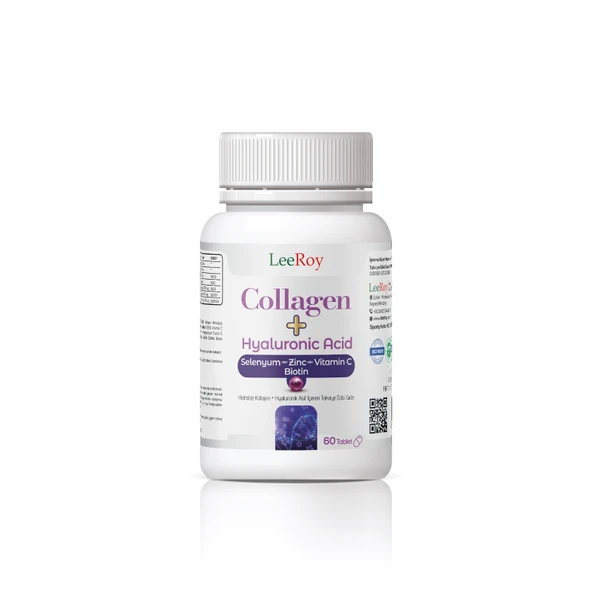 LeeRoy Collagen + Hyaluronic Acid 60 Tablet ürün görseli 1